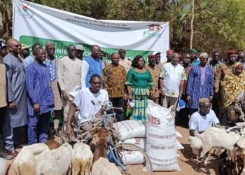 MANÉ : LE GOUVERNEMENT LANCE OFFICIELLEMENT LA DISTRIBUTION DE KITS D’ÉLÉVAGE AU PROFIT DE 10 284 MÉNAGES VULNÉRABLES.