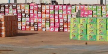 DOUAES BURKINA : PLUS D’UN MILLIARD DE FCFA DE MARCHANDISES ILLICITES INTERCEPTÉES