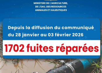 FUITES D’EAU : PLUS DE 1 700 CAS RÉPARÉS EN MOINS D’UNE SEMAINE