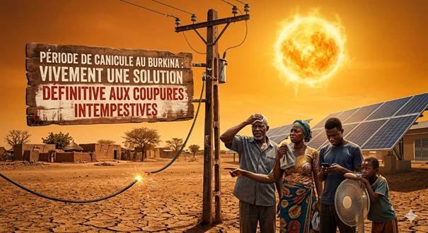 Période de canicule au Burkina : vivement une solution définitive aux coupures intempestives