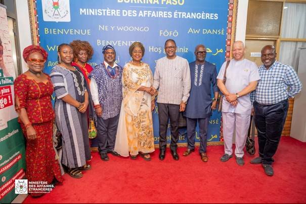 RETOUR DES AFRO-DESCENDANTS AU BURKINA : LA DÉLÉGATION REÇU PAR LE MINISTRE DES AFFAIRES ÉTRANGÈRES