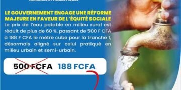 RÉFORME TARIFAIRE DE L’EAU : UNE BAISSE MAJEURE POUR LES ZONES RURALES